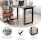 Flash Furniture Redmond 48x30 Conf Tbl w/1in. Thick Dbl Sided Laminate Tbl Top w/PVC and U-Frame Steel Bse, Gry Oak MT-M4830-LTGRY-UBF-GG - alternate 7